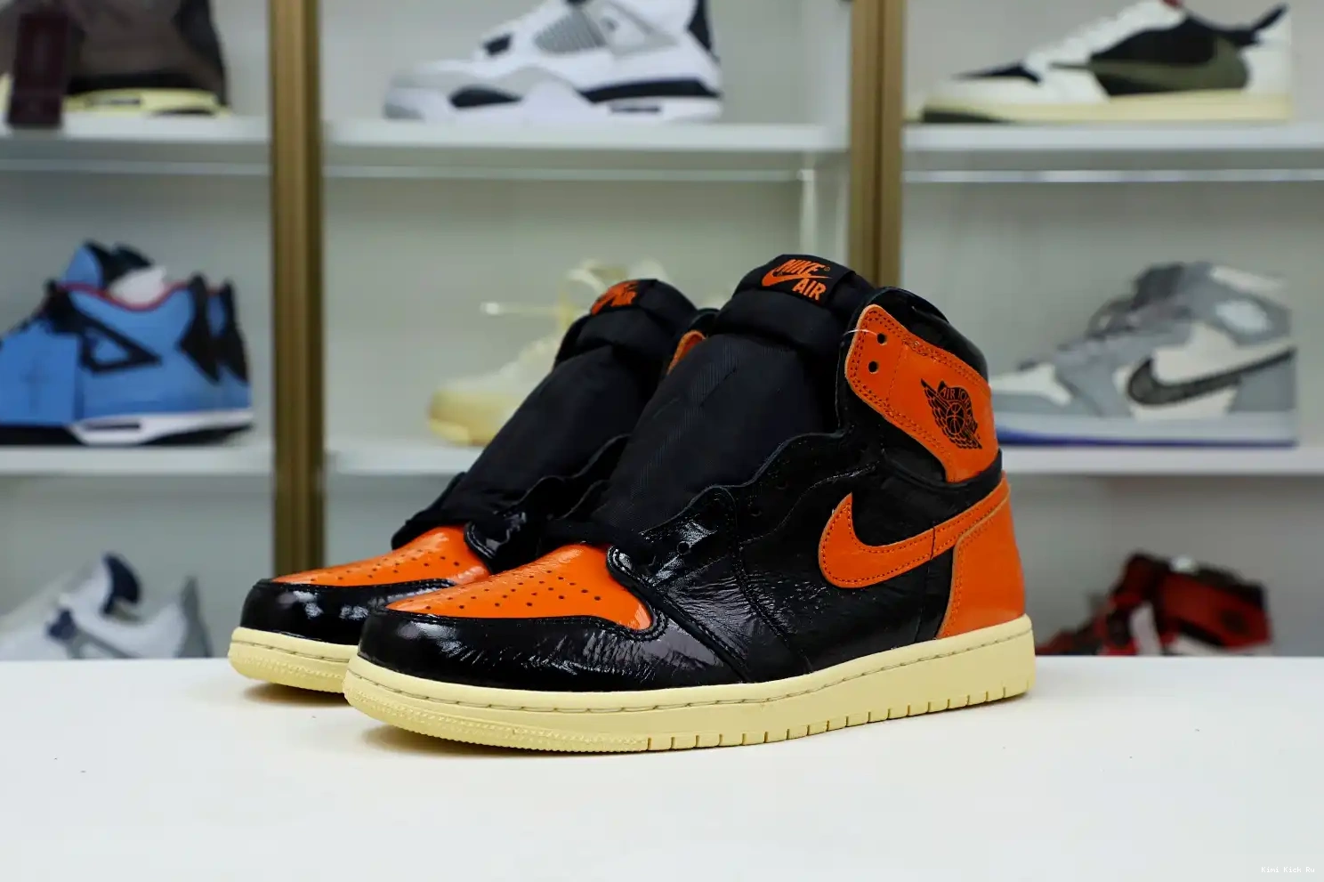 BACKBOARD RETRO AIR OG JORDAN HIGH 1 Kimikick 'SHATTERED 3.0' 0530